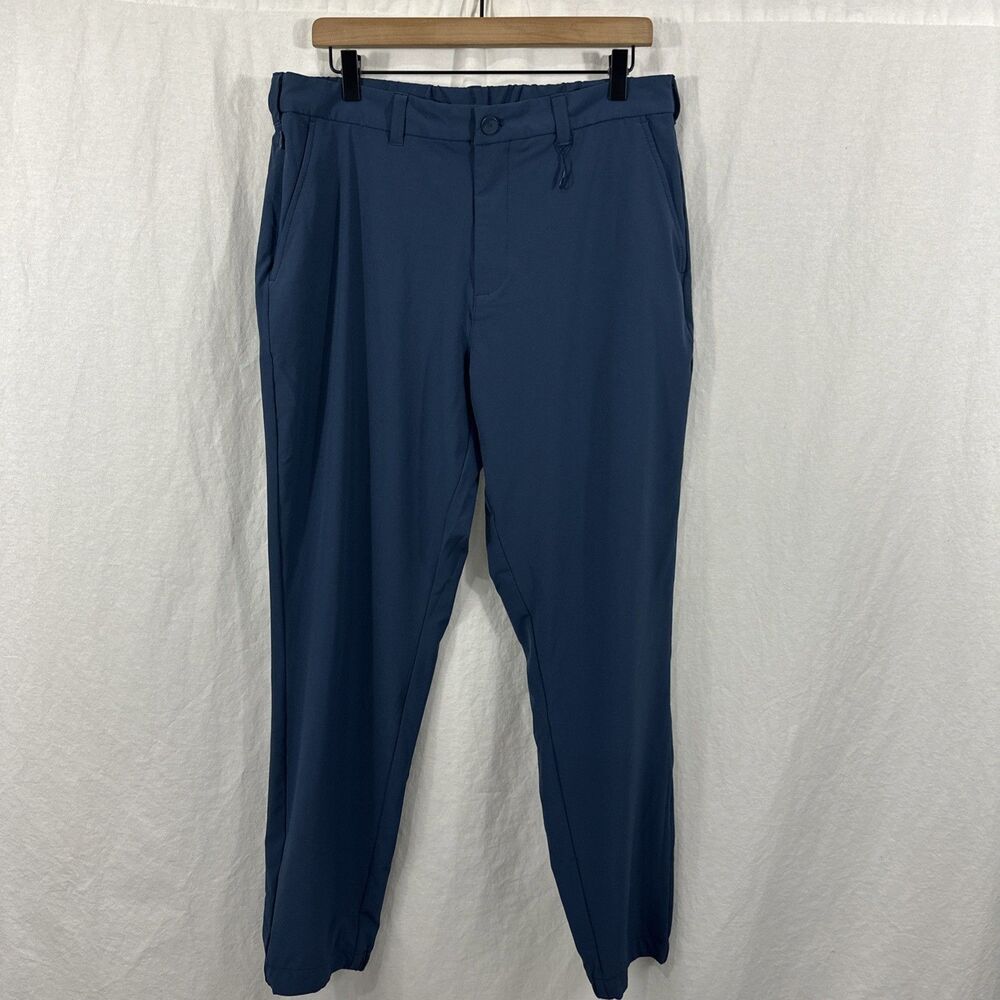 Mizzen & Main Helmsman Slim Blue Pants Mens Sz 36 Career Preppy